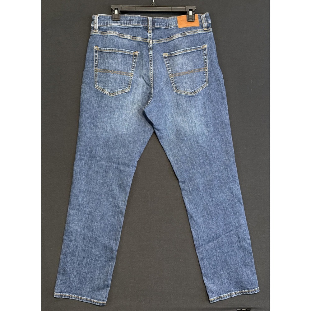 Lucky Brand Jeans Men's Blue 34x32 Stretch 410 Athletic Straight Fit Denim - Picture 3 of 12